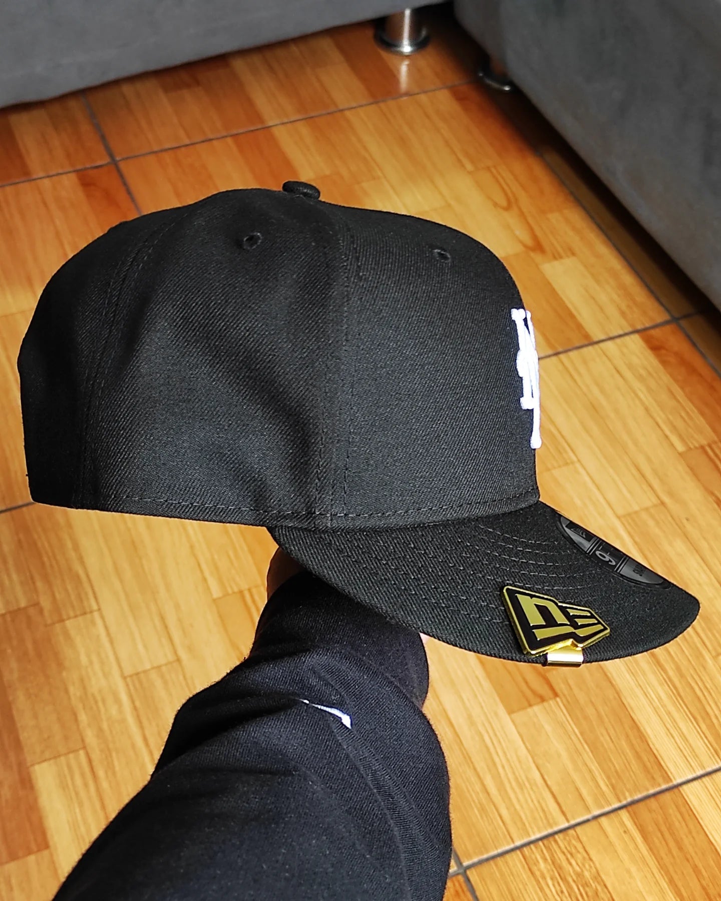 New York Mets Gray Bottom City Art Side Patch New Era 9Fifty Snapback - Black