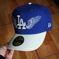 LA Dodgers MLB Team Wings 59FIFTY Fitted Cap Navy