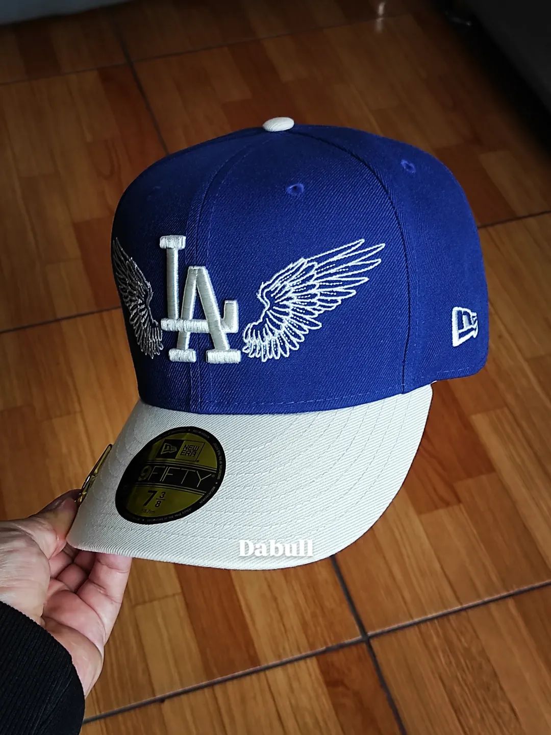 LA Dodgers MLB Team Wings 59FIFTY Fitted Cap Navy