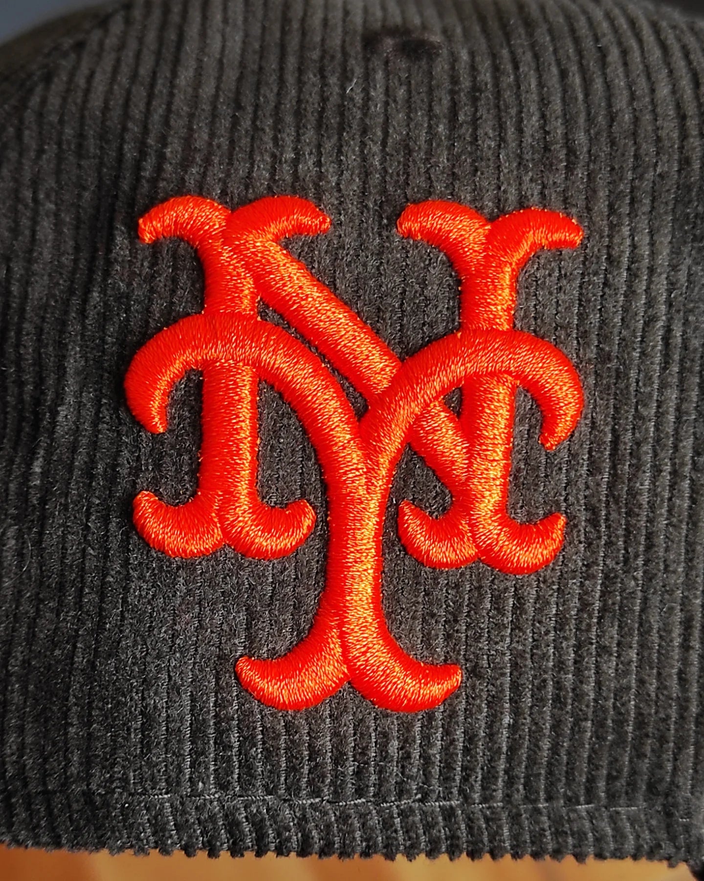 New Era New York Mets corduroy Brown 9 FORTY A-FRAME
