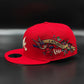 Atlanta Braves Gray Bottom City Art Side Patch New Era 9Fifty Snapback - Red