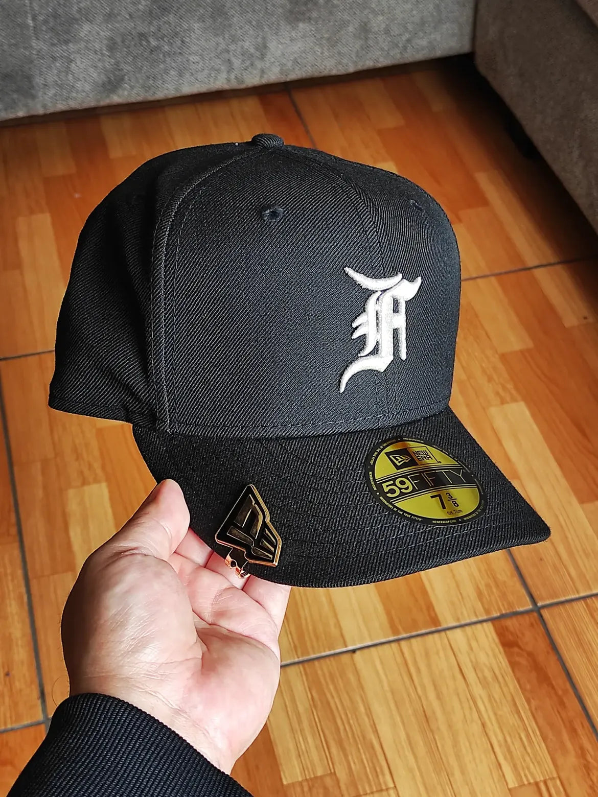 New Era Chicago White Sox Fear of God Black Essentials Classic Edition 59Fifty Fitted