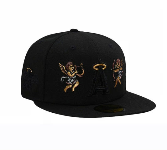 New Era Anaheim Angels All Star Game 2010 Cupid Black Prime Edition 59Fifty Fitted Hat