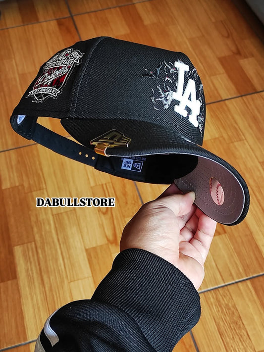 New Era Los Angeles Dodgers 40th aniversario 9Forty A Frame Snapback glow 🔦 brilla en la oscuridad