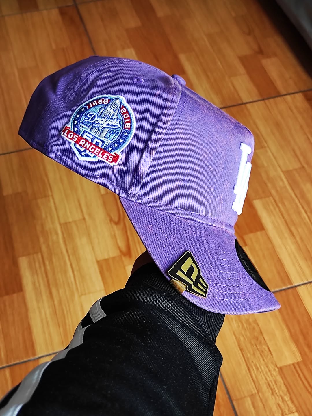 New era Los Angeles Dodgers purple 👖 9FORTY A-FRAME Snapback