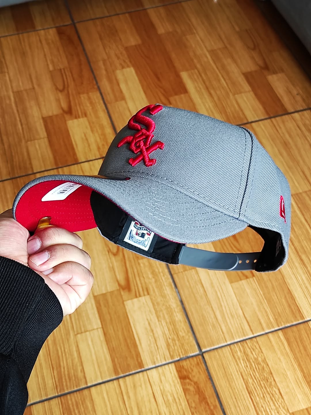 New Era white Sox all Star Game gray red 9Forty A Frame Snapback Hat