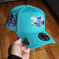 New Era Charlotte Hornets Love this Game Teal Prime Edition 9Forty A Frame Snapback Hat