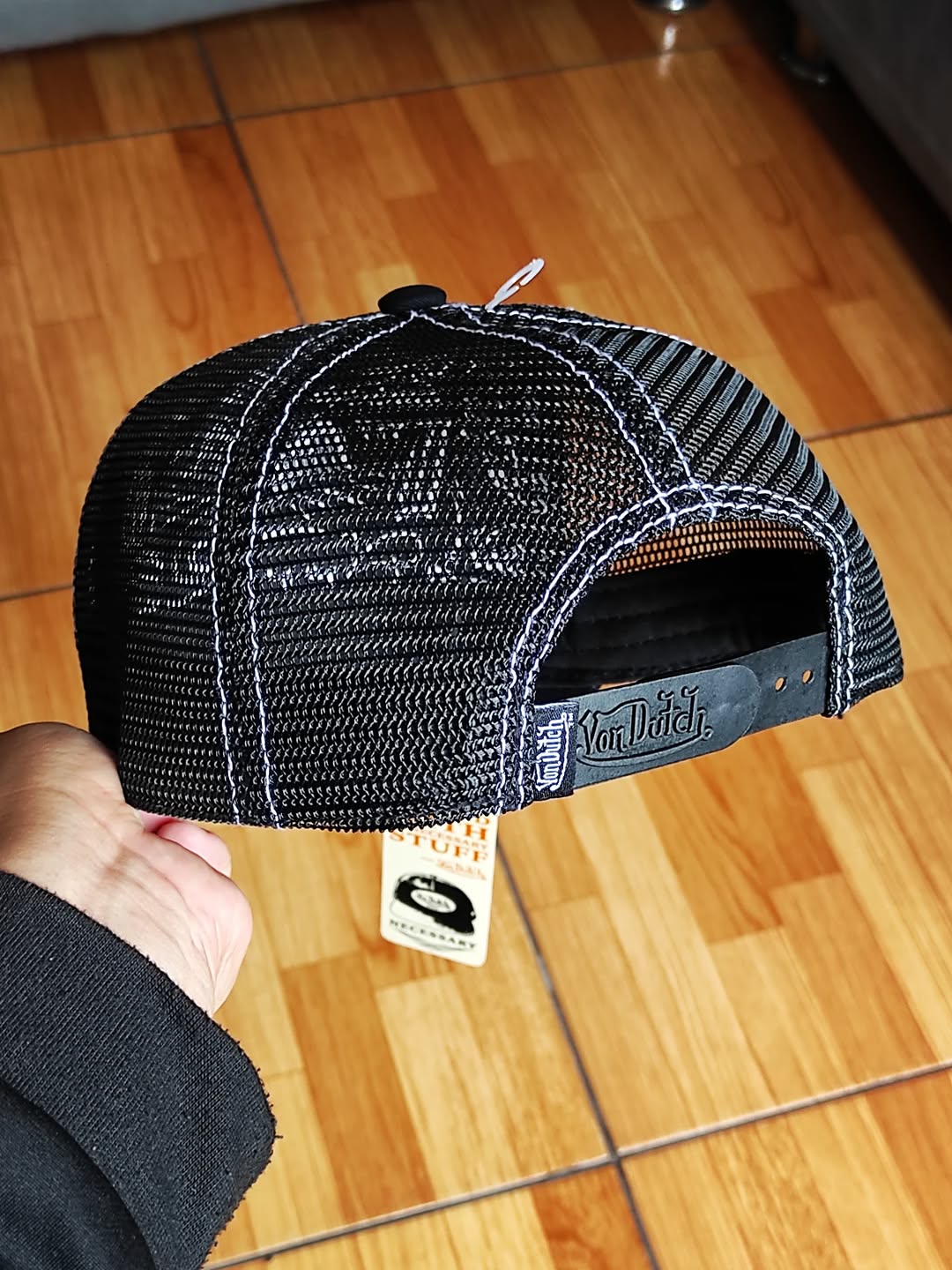 Gorra Con Dutch Jax Black Trucker Hat