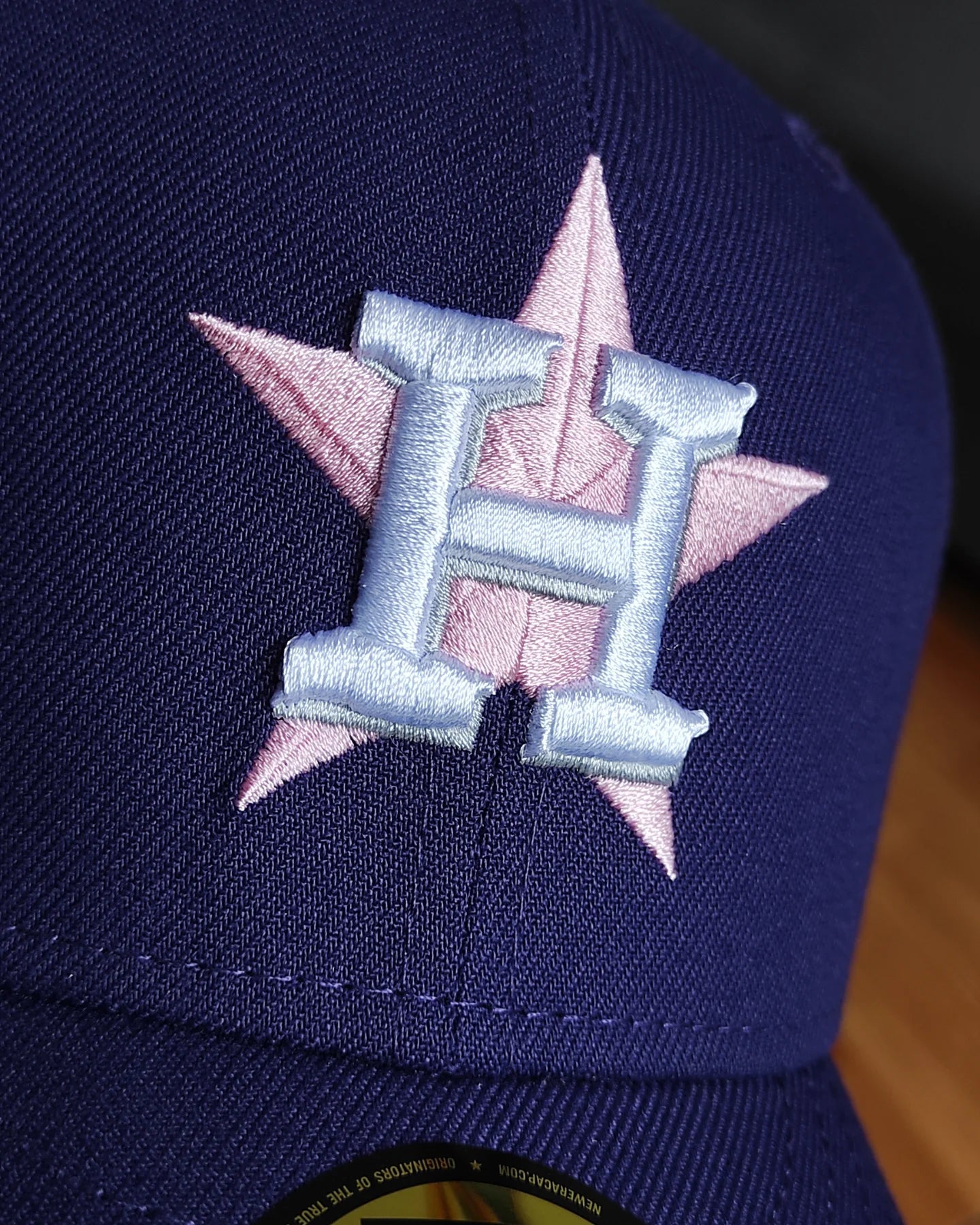 New Era Houston Astros World series 2017 morado/pink 🟣🌸-59 Fifty fitted