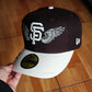 Gorra San Francisco Giants MLB Team Wings 59FIFTY Fitted Marrón Oscuro