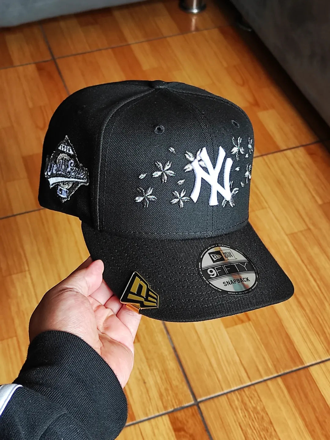 New Era New York Yankees World Series cherry Blossom black 9fifty Snapback