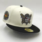 Off White Pittsburgh Pirates Black Visor Gray Bottom Three Rivers Stadium Side Patch New Era 59Fifty Fitted