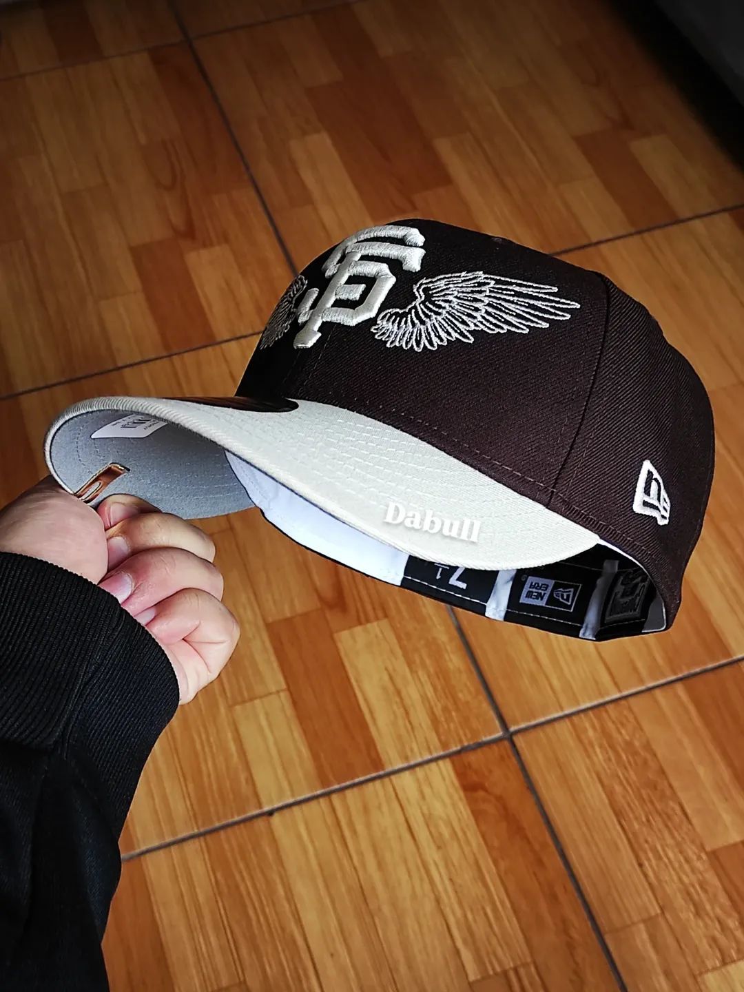 Gorra San Francisco Giants MLB Team Wings 59FIFTY Fitted Marrón Oscuro