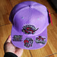 Toronto Raptors Mitchell & Ness NBA FRONT LOADED Snapback Hat- Purple