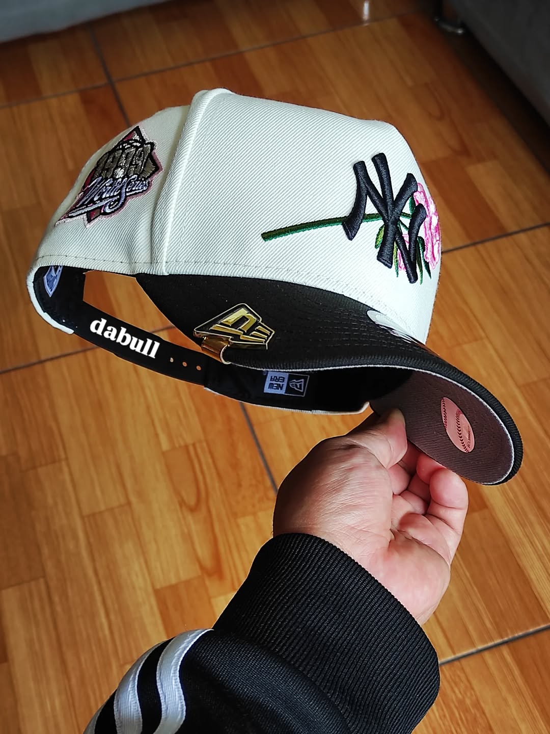 9FIFTY A-Frame New Era New York Yankees World Series 1999 Chrome Black Snapback