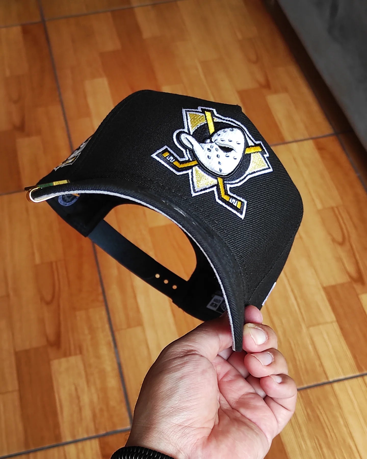 New Era Anaheim Ducks 30th Anniversary Black Classic 9Forty A Frame Snapback