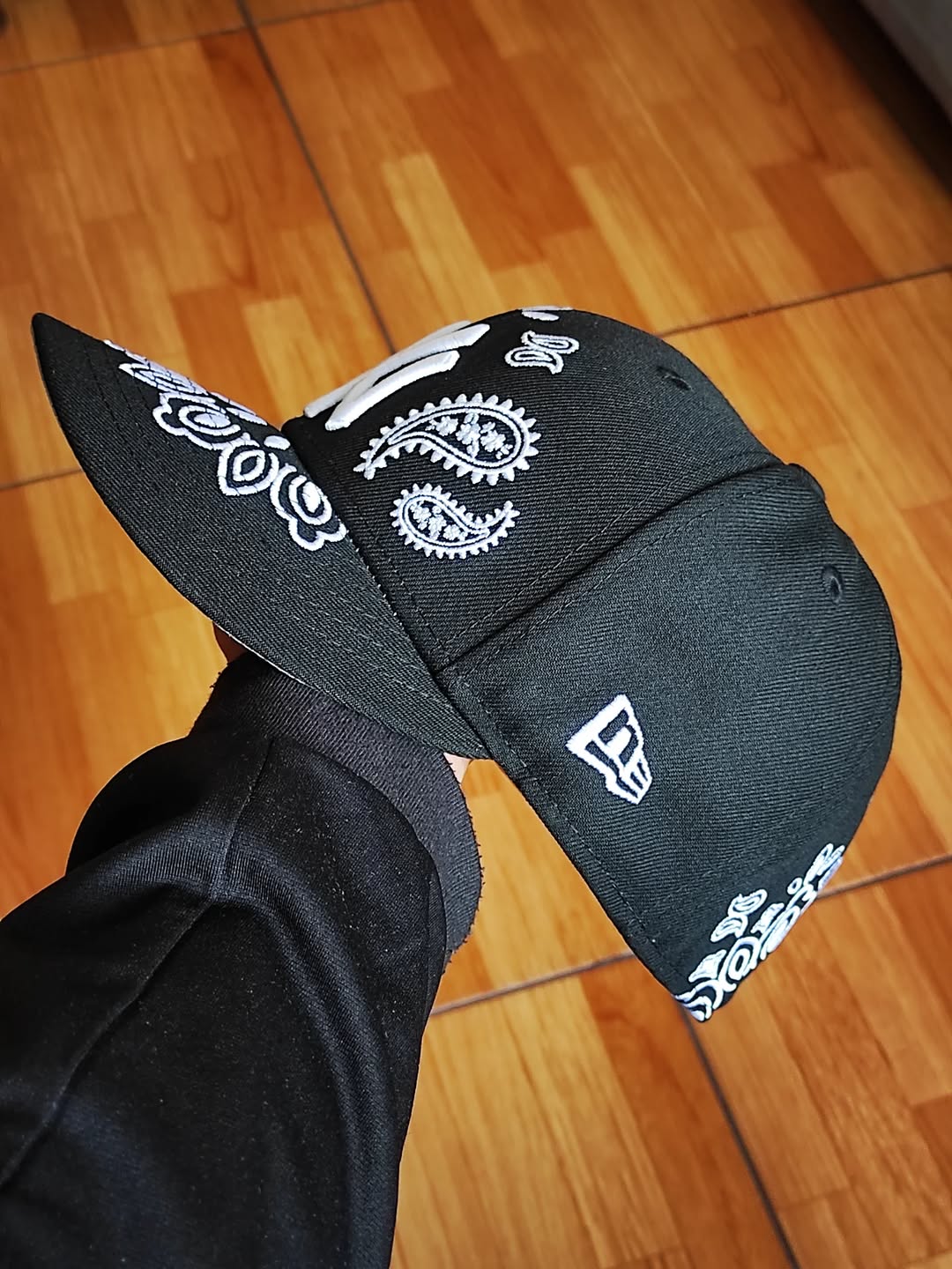 New Era New York Yankees Paisley Black 59FIFTY – dabullstore