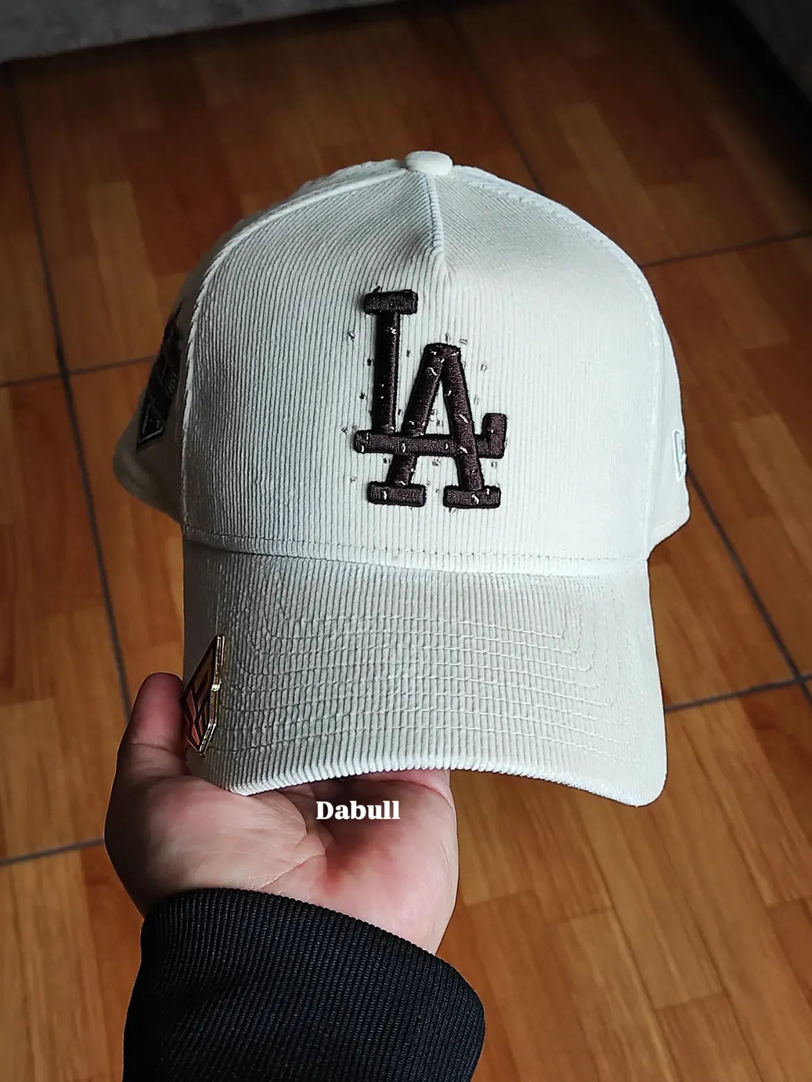 New Era 9FORTY a frame Los Angeles Dodgers 2020 world series champions corduroy Snapback