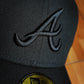 59FIFTY New Era Atlanta Braves World Series black on black gold