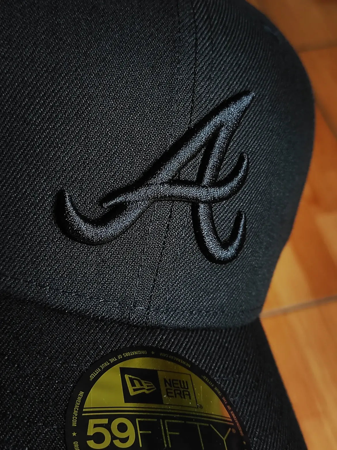 59FIFTY New Era Atlanta Braves World Series black on black gold