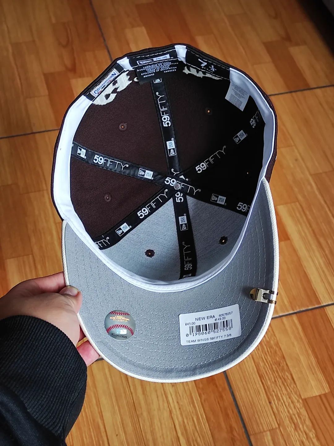 Gorra San Francisco Giants MLB Team Wings 59FIFTY Fitted Marrón Oscuro
