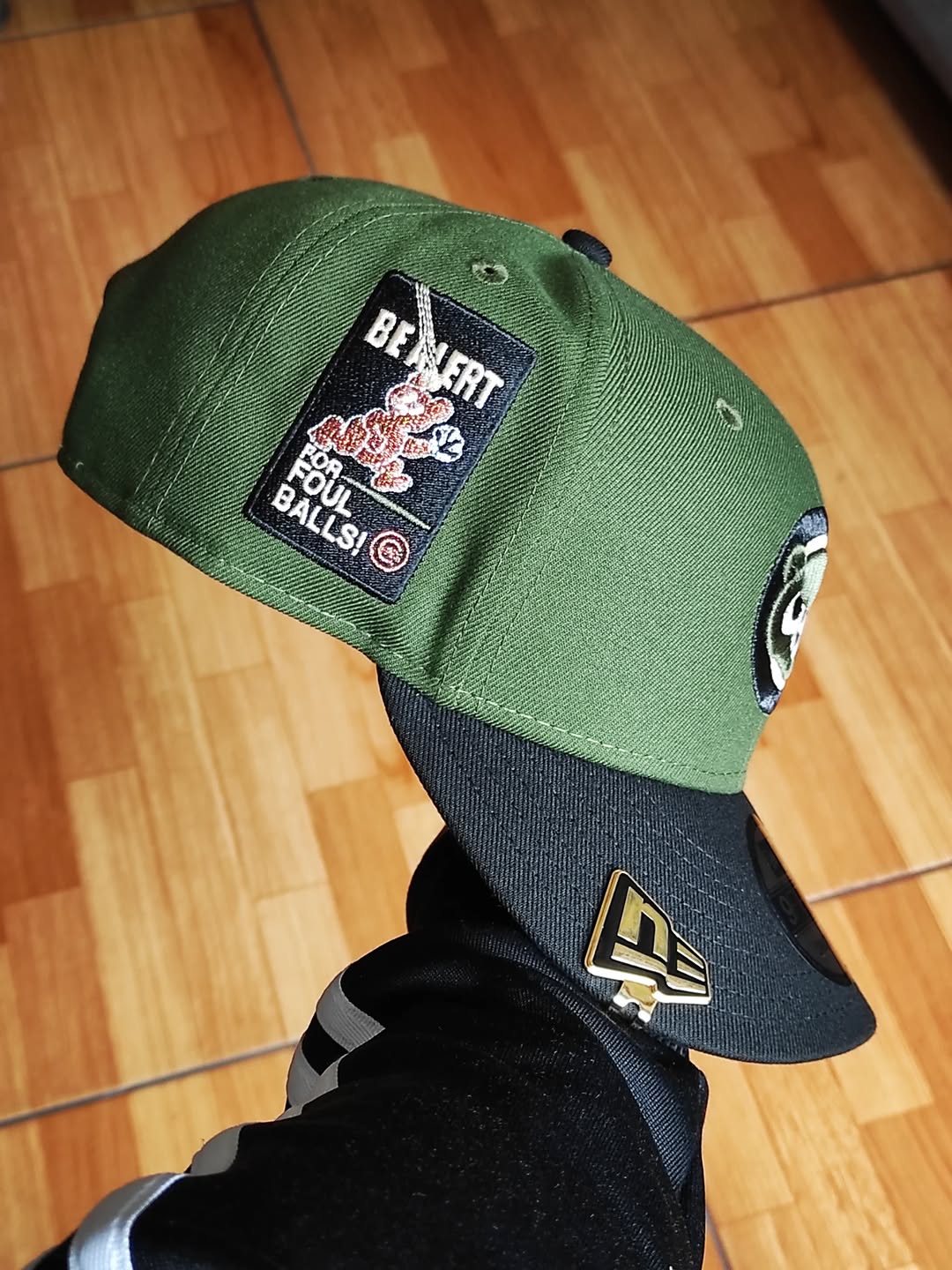 New Era Chicago Cubs two Tone olive black 9fifty snapback