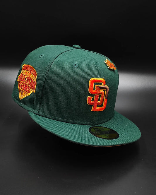 New Era 59fifty San Diego Padres MLB colección LEAFY 🍁