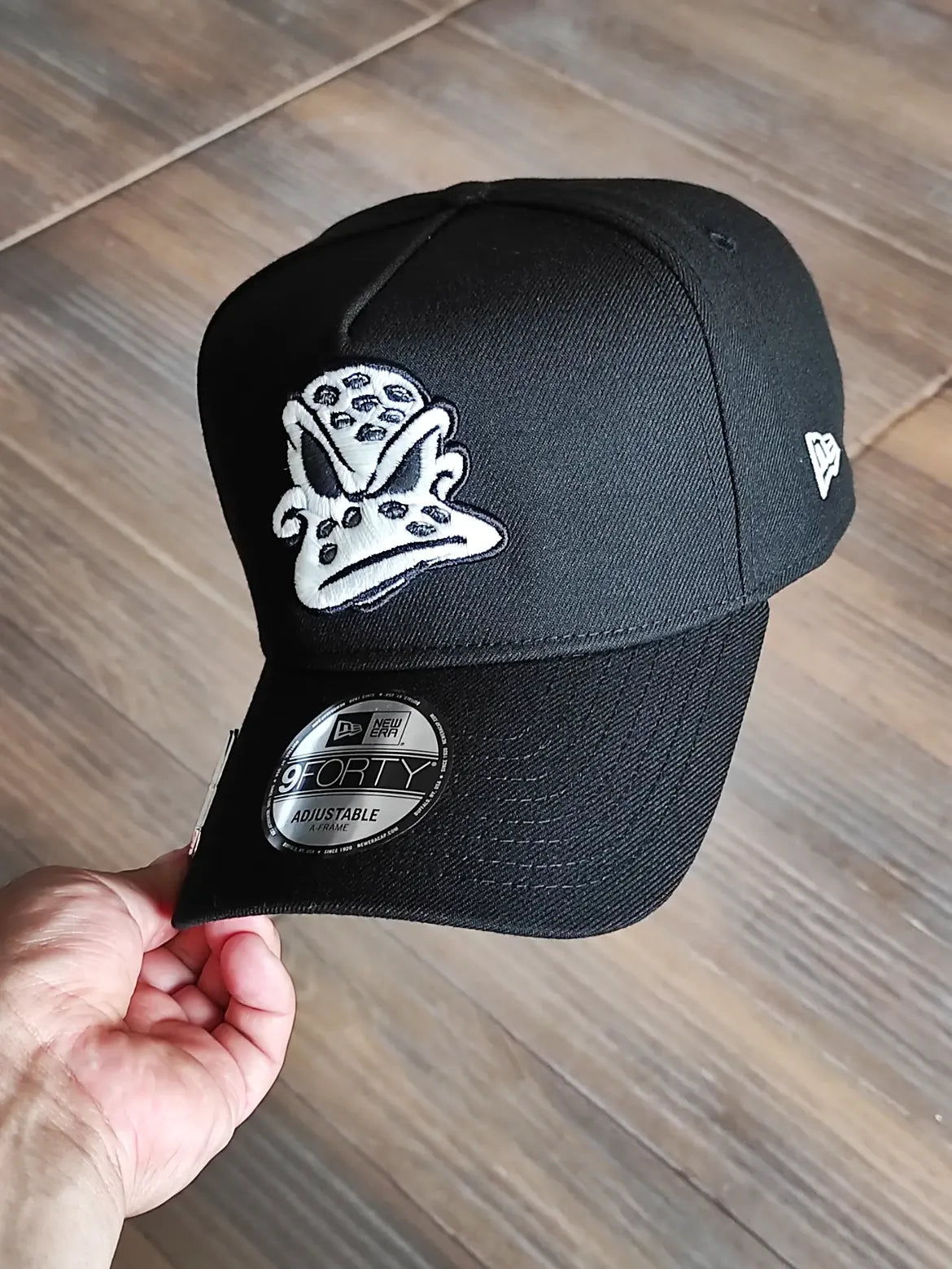 New Era Anaheim Ducks 10th Anniversary Black Prime Edition 9Forty A Frame Snapback Hat