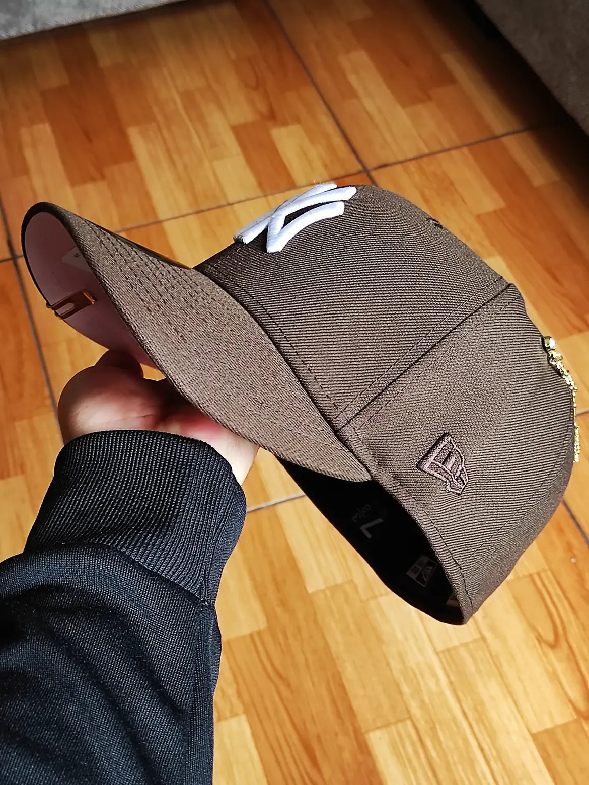 New York yankees mlb walnut pink uv / new era 59fifty