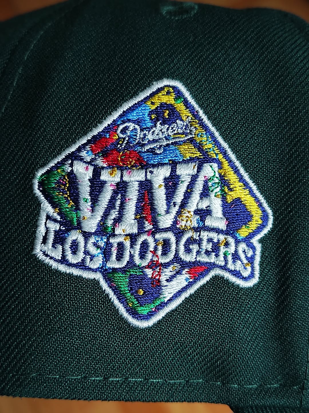 New era Los Angeles Dodgers viva dark green 59fifty fitted