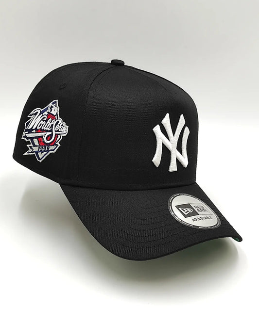 New era New york yankees world series 1999 black throwback edition 9forty aframe snapback hat