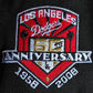 New Era Los Angeles Dodgers 50th Anniversary Blackout Red Prime Edition 9Fifty A Frame Snapback