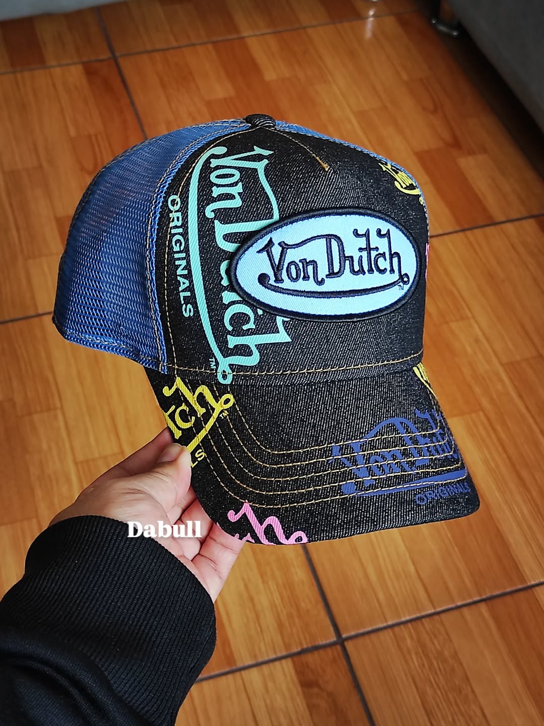 Multilogo Dutch Denim Trucker Hat