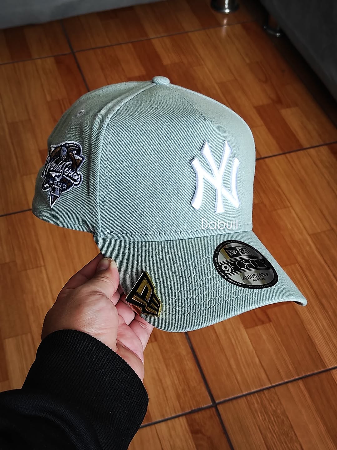 New York Yankees 'Denim White' 9FORTY A-Frame Snapback