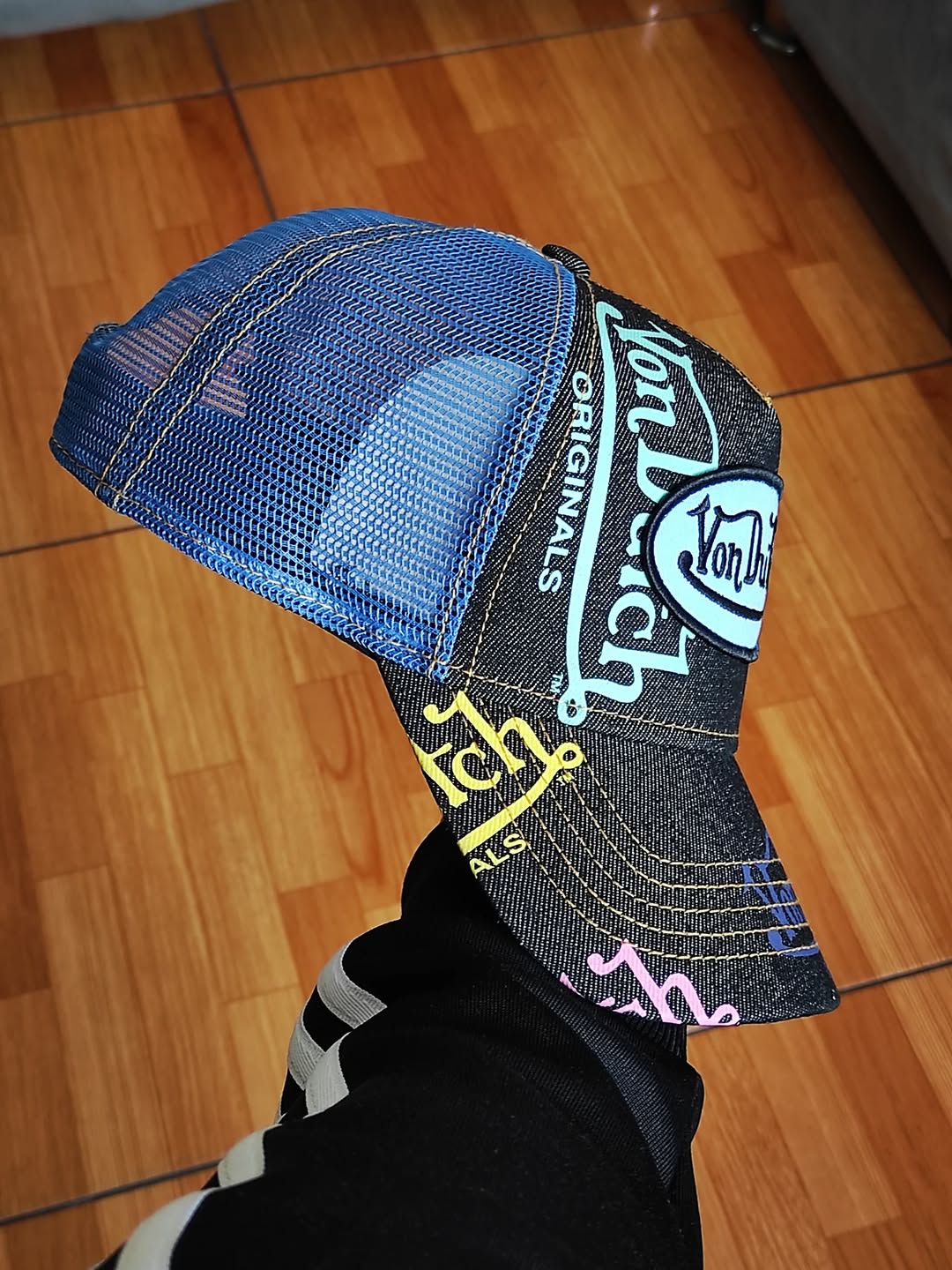 Multilogo Dutch Denim Trucker Hat