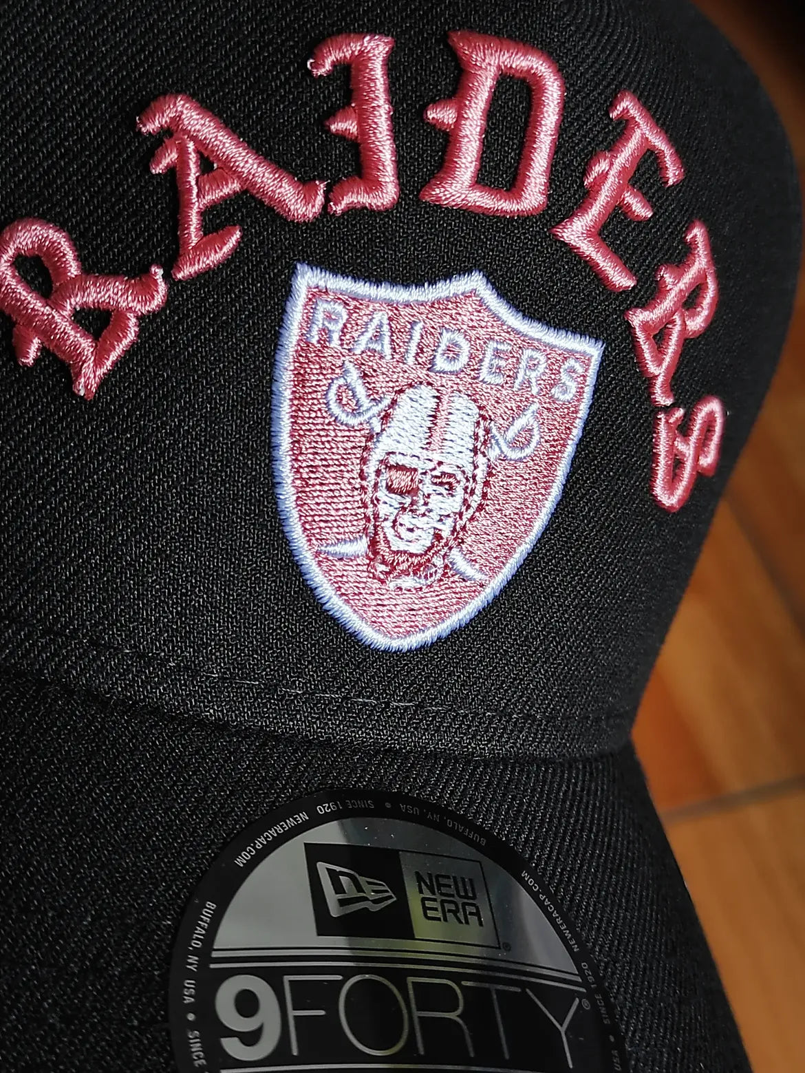 New era Las Vegas Raiders black link 60th Anniversary 9Forty A-Frame Snapback