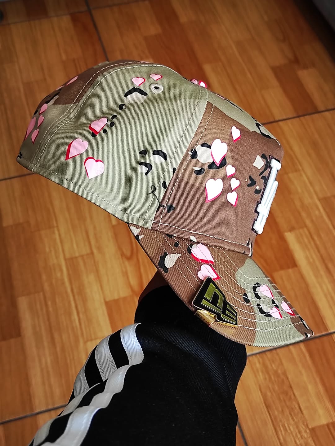 New Era Los Angeles Dodgers camo heart 9FORTY A-Frame Snapback