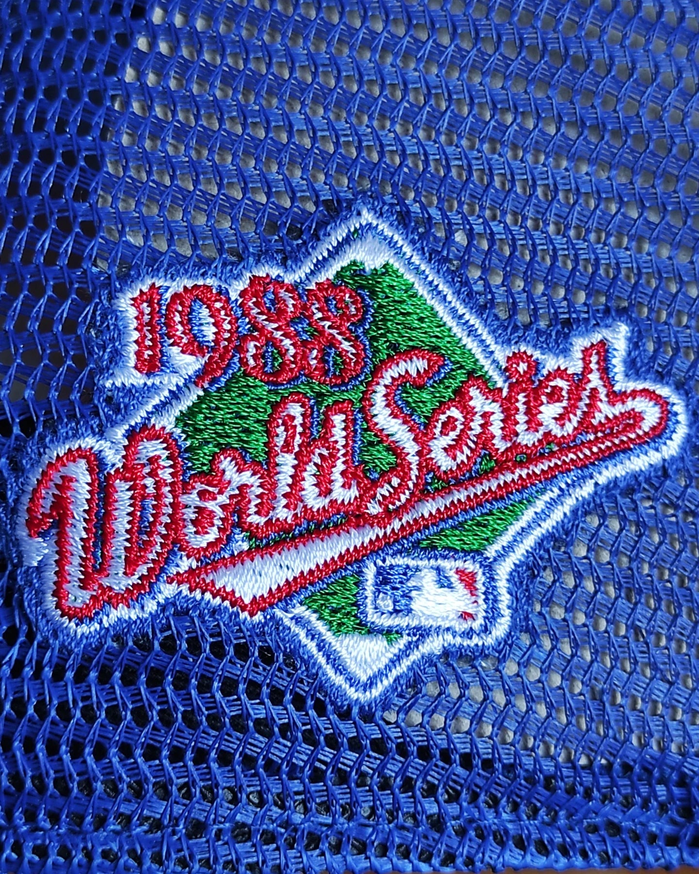 47Brand Los Angeles Dodgers white blue  world series foam Trucker Snapback