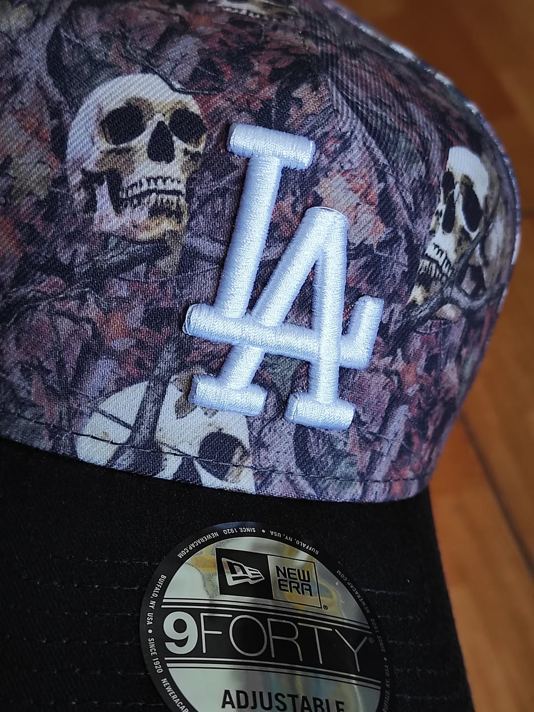 New Era Los Angeles Dodgers SKULL ☠️ 9FORTY A-FRAME hat