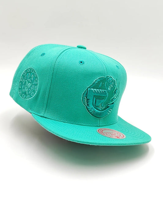 Mitchell & Ness Memphies Grizzlies Monochrome Original Fit Snapback teal