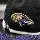 Baltimore Ravens GREY STRIPETOP Knit Beanie Hat by New Era