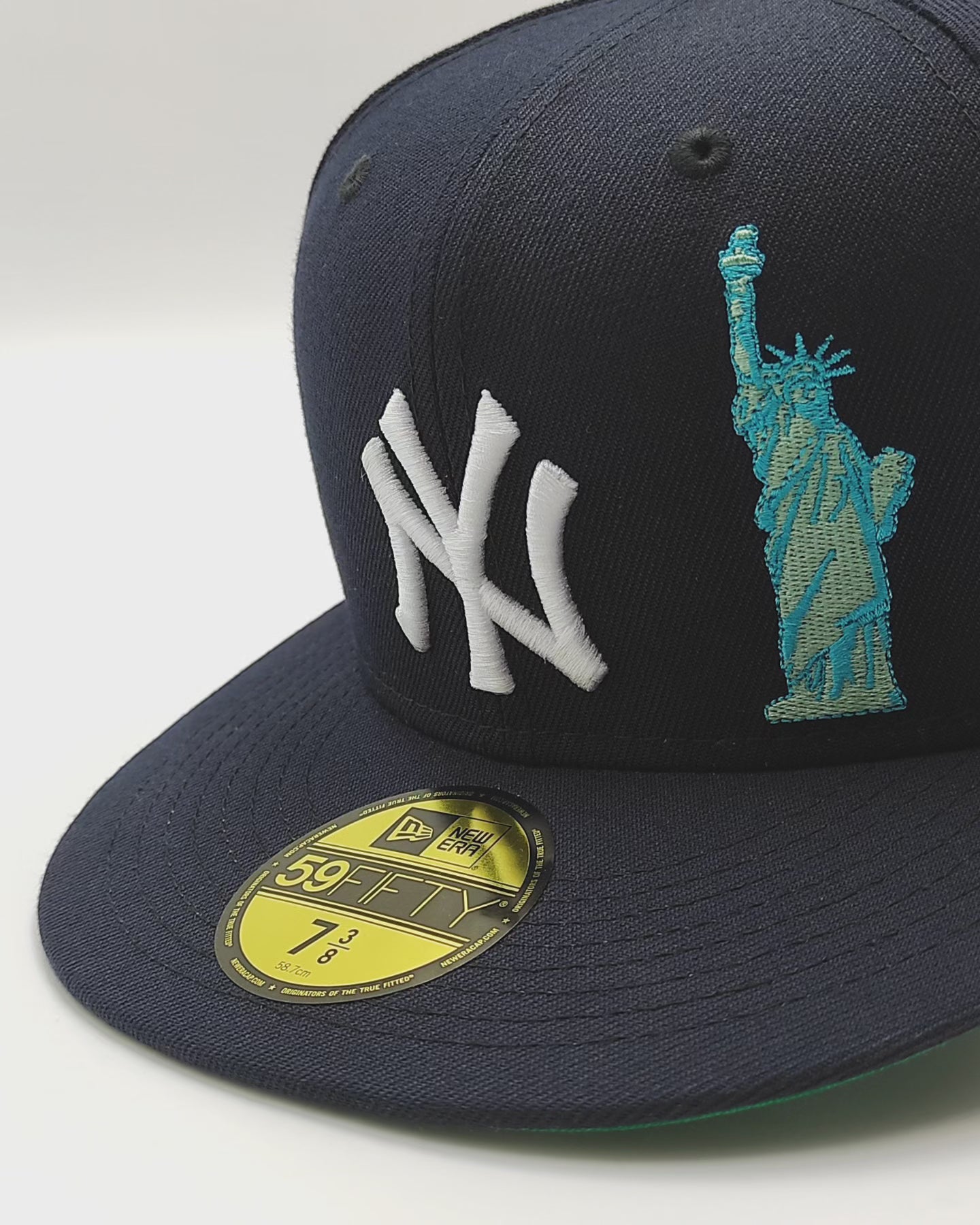 New Era New york yankees liberty navy edition 59fifty fitted cap apple