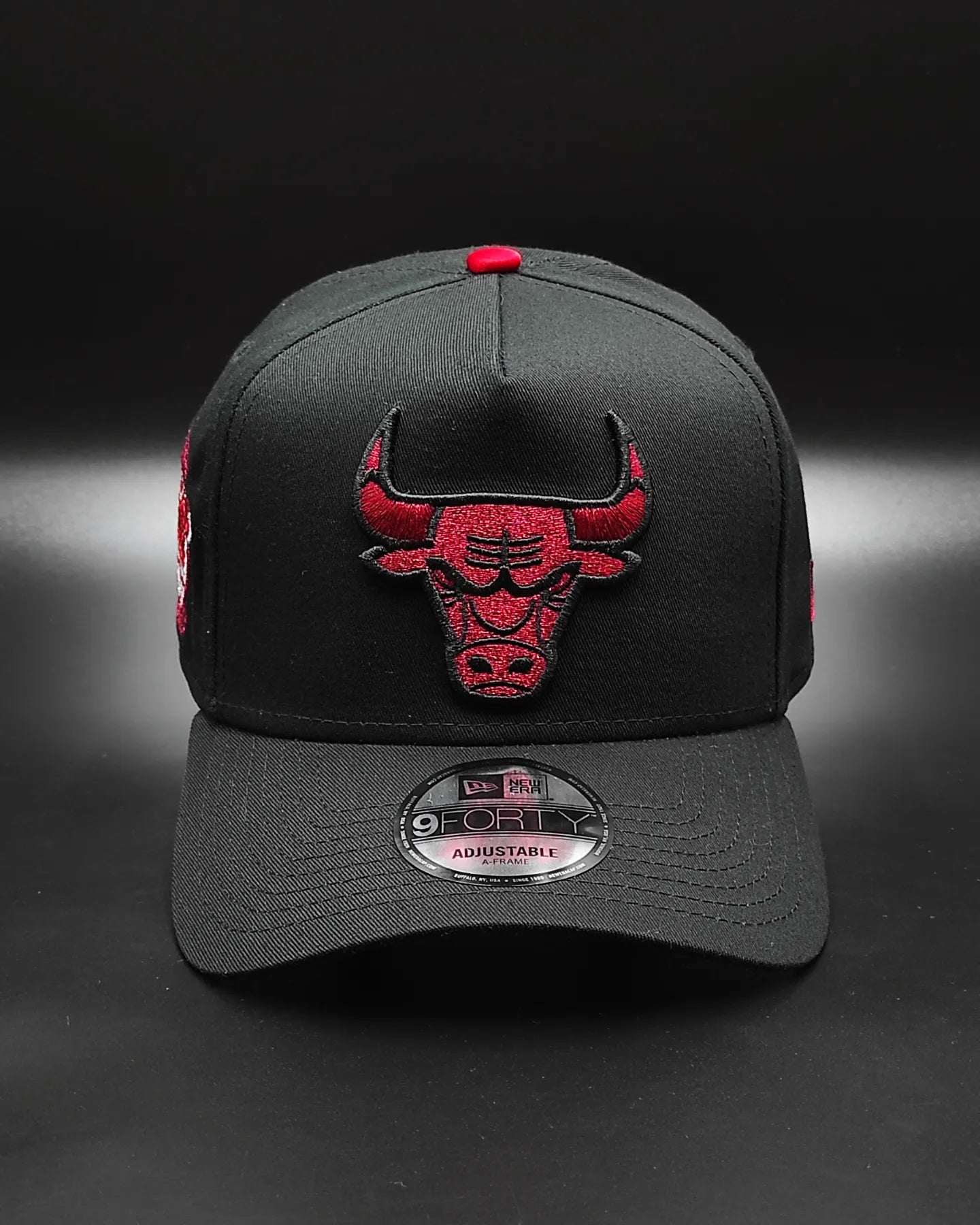 New Era Chicago bulls 'Negro & Scarlet' 9FORTY A-Frame Snapback