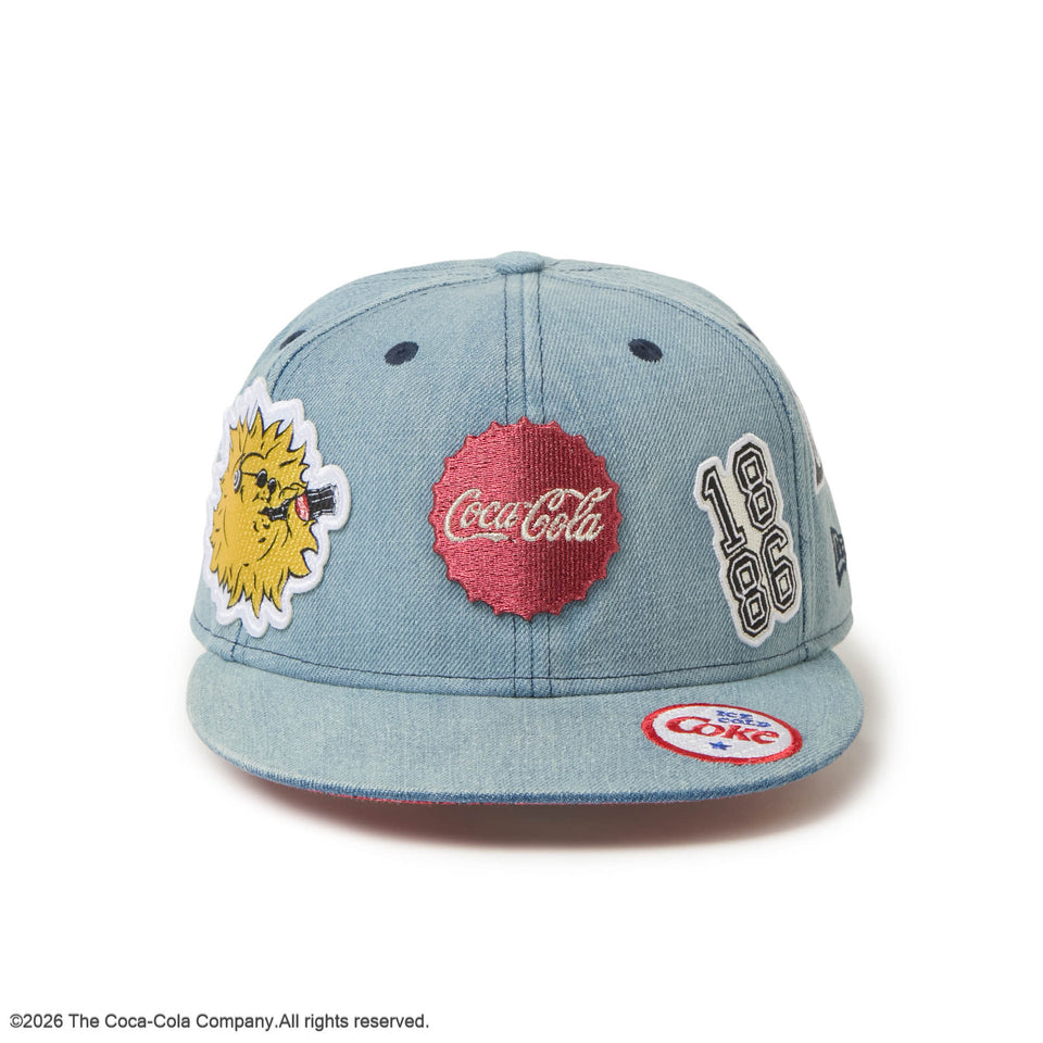 Coca cola x New Era Denim 9FIFTY Snapback