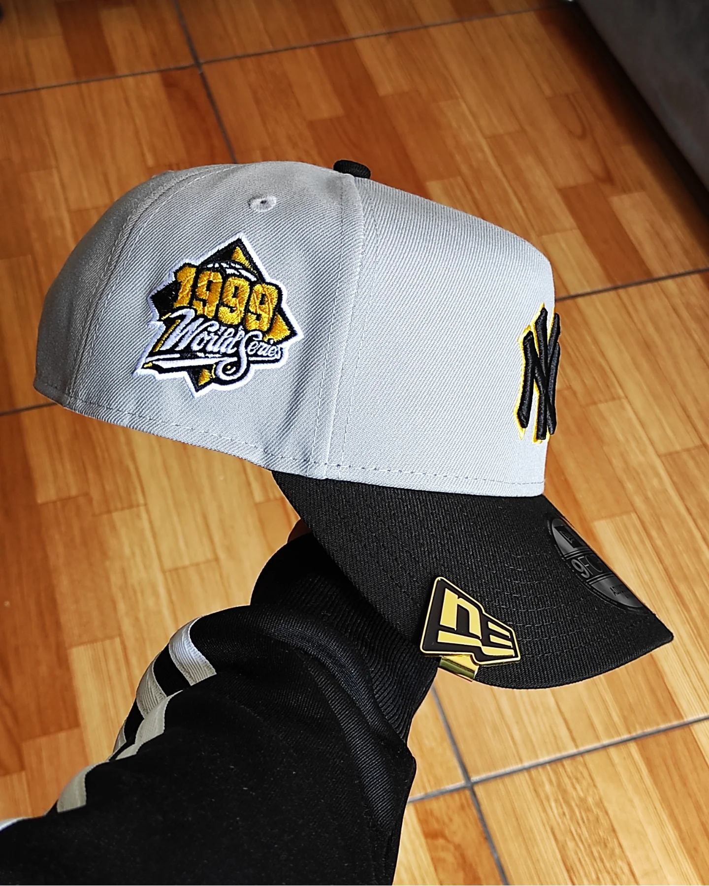 New Era New York Yankees world series 1999 plomo negro - 9 Forty A-FRAME