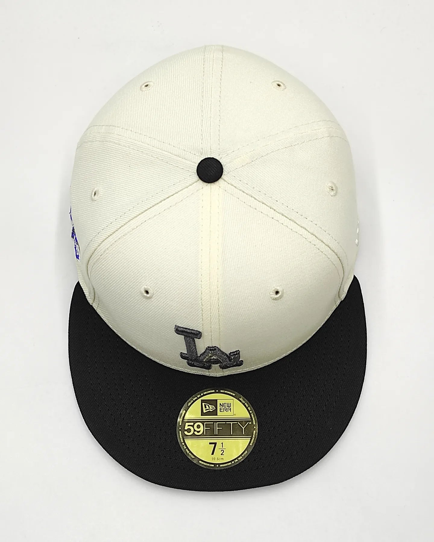 New Era Los Angeles Dodgers 100th anniversary chrome metallic two tone edition 59fifty fitted hat