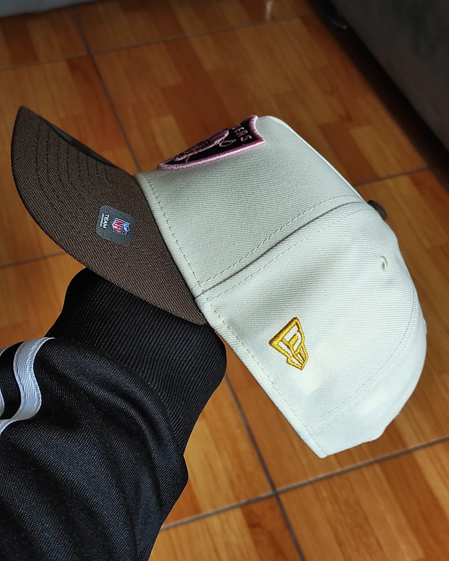 New Era las Vegas Raiders two tone Brown pink 9forty A-FRAME