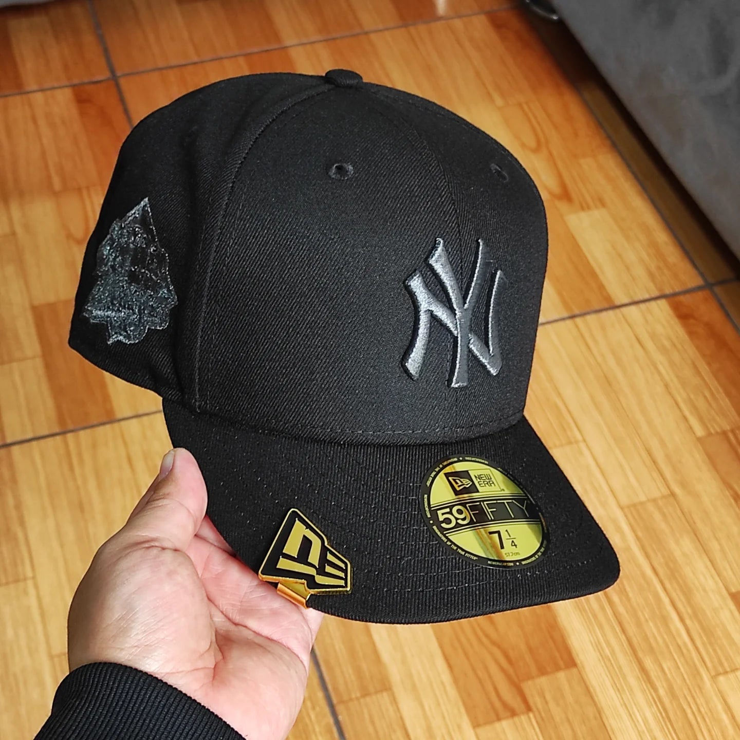 New Era New York Yankees World Series 1999 Liquid Titanium Edition 59Fifty Fitted Hat
