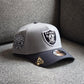 New Era Las Vegas Raiders Super Bowl Champions Gray Two Tone Edition 9Forty A Frame Snapback Hat