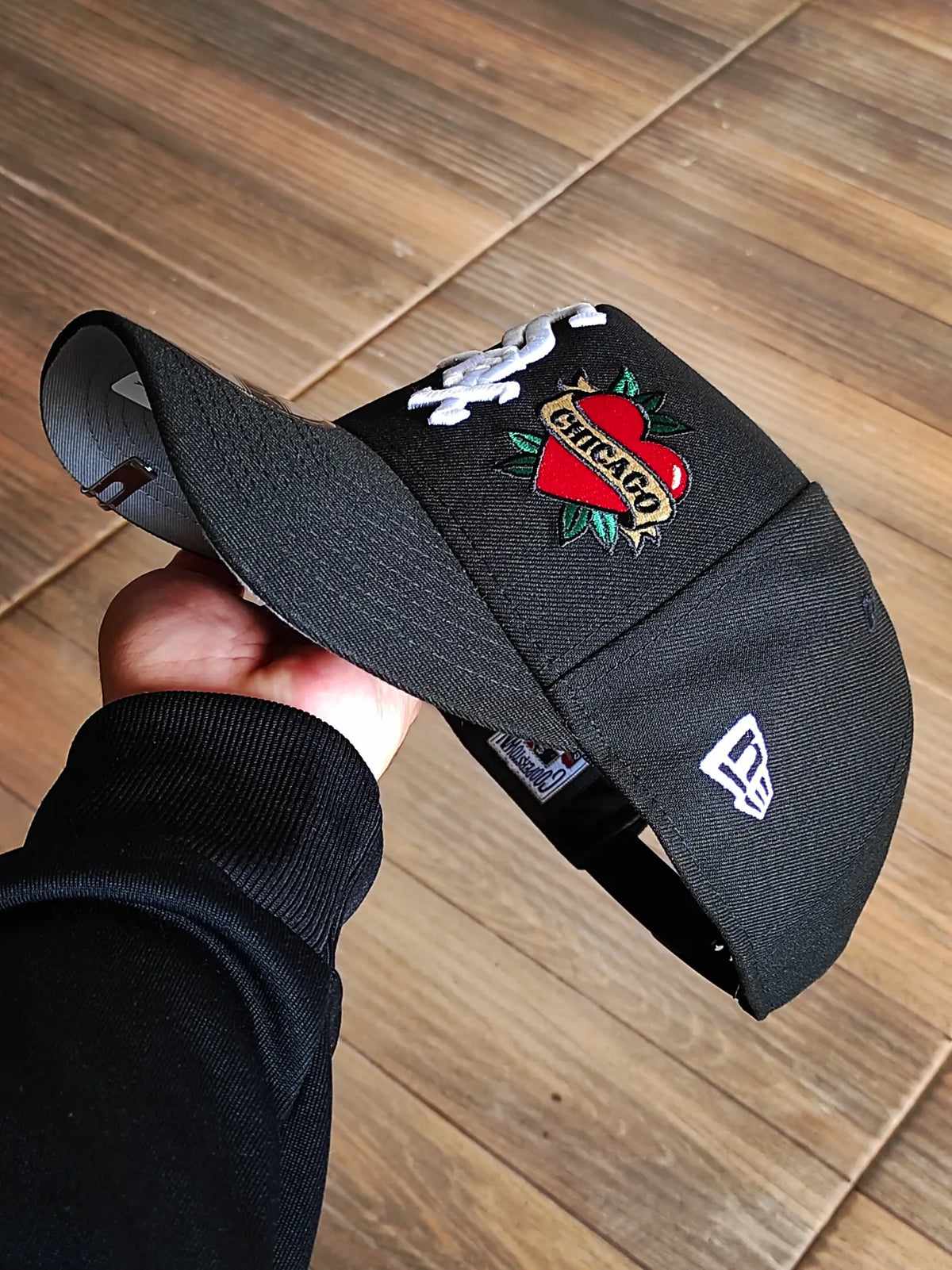 New Era Chicago White Sox World Series 2005 Tattoo Black Prime Edition 9Forty A Frame Snapback Hat